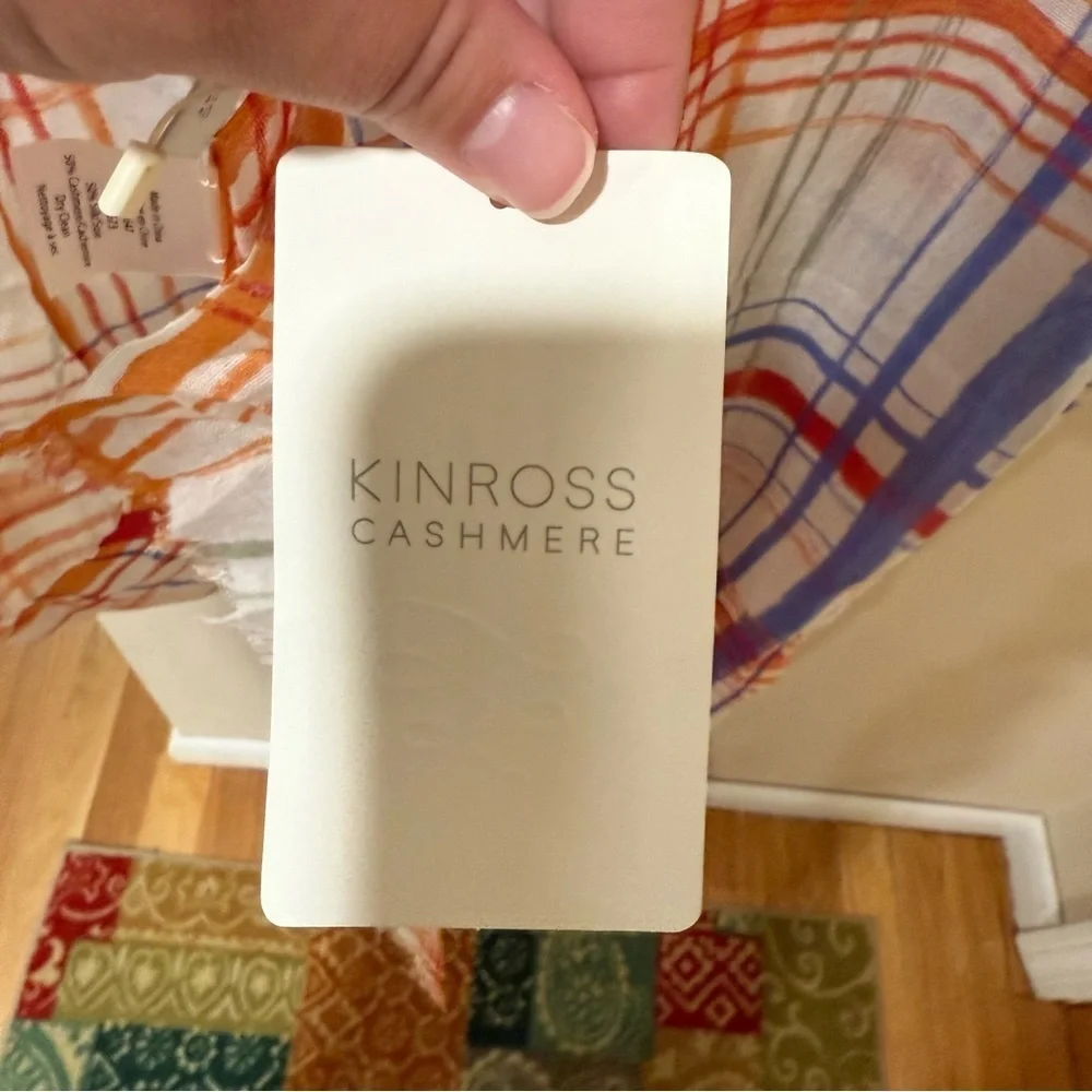 Kinross Cashmere and Silk Scarf- NWT